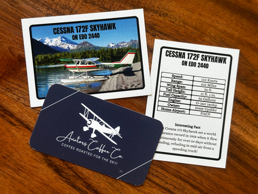 Personalized Aircraft Trading Cards